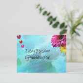 私は私の甘い孫娘が大好き ポストカード (スタンド正面)