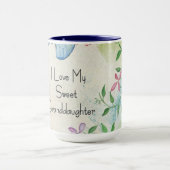 私は私の甘い孫娘が大好き マグカップ (中央)