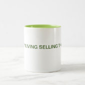 私は私の生きた販売時間崩壊コーヒーマグを稼ぐ ツートーンマグカップ (中央)