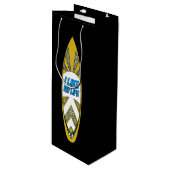 私は私の生命サーフボードのギフトバッグを好みます ワインギフトバッグ (正面アングル)