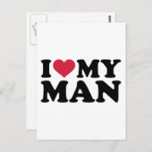 私は私の男を愛している ポストカード (正面/裏面)
