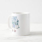私は私の男性が私のコーヒーを滑り落とすようにどのように好き コーヒーマグカップ (正面左)