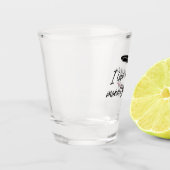 私は私の男性を道徳的に灰色（グレイソン） ショットグラス (左)