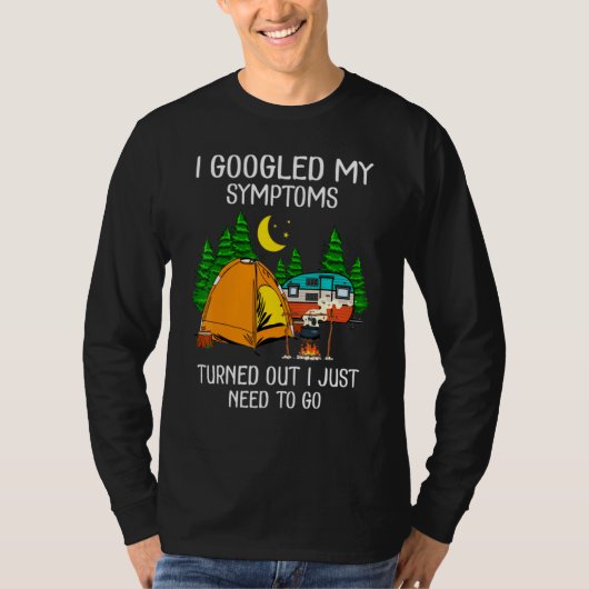 私は私の症状をグーグルで検索した Tシャツ (正面)