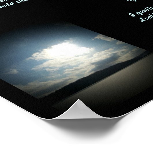 私は私の目の前にあなたを持っている…詩/歌詞ポスター ポスター (角)