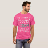 私は私の真来ちゅう切り株から取りおもしろい消した Tシャツ (正面フル)