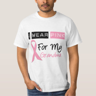 私は私の祖母のためのピンクを身に着けています Tシャツ