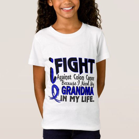 私は私の祖母の結腸癌を必要とします Tシャツ (正面)
