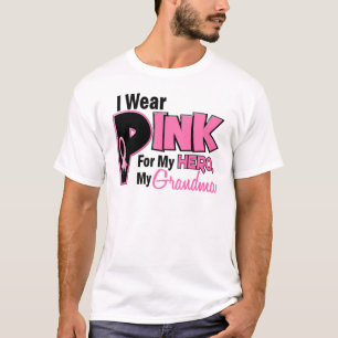 私は私の祖母19のためのピンクを身に着けています Tシャツ