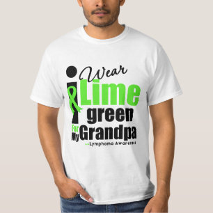 私は私の祖父のためのライムグリーンを身に着けています Tシャツ