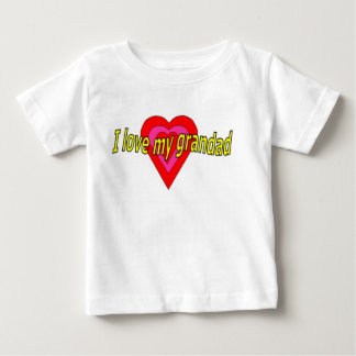 私は私の祖父を愛します ベビーTシャツ