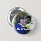 私は私の祖父を愛します 缶バッジ (正面&裏面)