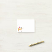 私は私の秋田を愛します ポストイット (デスク上)