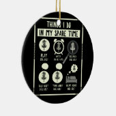 私は私の空き時間ディスクゴルフアクセサリーで行うこと セラミックオーナメント (右)