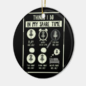 私は私の空き時間ディスクゴルフアクセサリーで行うこと セラミックオーナメント (左)