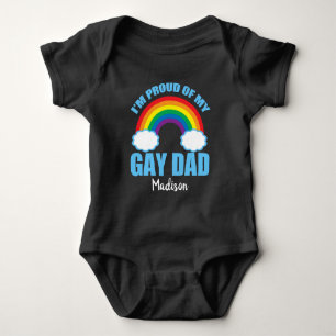 私は私の突き棒のパパLGBTの息子の娘のプライドの誇りを持ったです ベビーボディスーツ