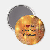 私は私の素敵な祖母が大好き マグネット (正面/裏面)