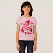 私は私の素晴らしいお母さんの母の日のタイポグラフィを愛します Tシャツ (正面フル)