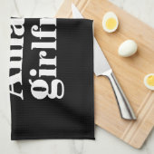 私は私の素晴らしいガールフレンド大好き私はハート私のホットGf キッチンタオル (四つ折り)