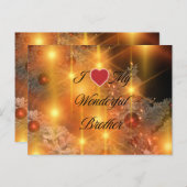 私は私の素晴らしい兄を愛している ポストカード (正面/裏面)