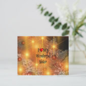 私は私の素晴らしい妹を愛している ポストカード (スタンド正面)