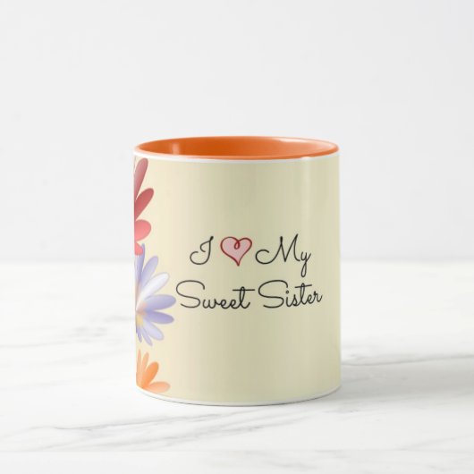 私は私の素晴らしい妹を愛している マグカップ