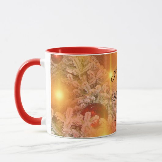 私は私の素晴らしい母が大好き マグカップ (左)