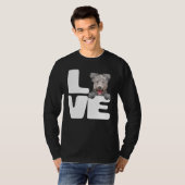 私は私の組み犬が大好き Tシャツ (正面フル)