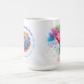 私は私の美しい脳飲料マグカップが大好き コーヒーマグカップ (中央)