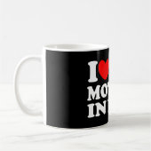 私は私の義母を愛します コーヒーマグカップ (左)