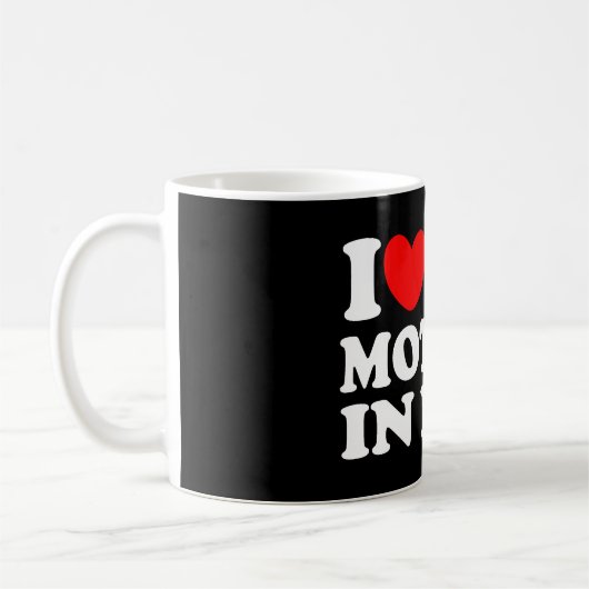 私は私の義母を愛します コーヒーマグカップ (左)