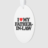 私は私の義父を愛します オーナメント (正面)