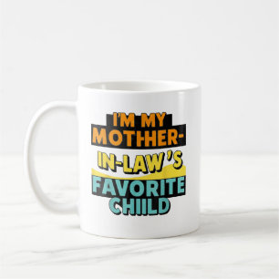私は私の義理の子の親お気に入りのでおもしろいす コーヒーマグカップ