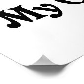 私は私の老婦人を愛している ポスター (角)