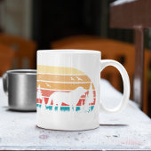 私は私の聖バーナード犬のペットのハートが大好白熱［赤熱］光を放つき コーヒーマグカップ