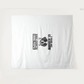 私は私の聖ベルナールを抱いて私は人々を窒息させおもしろいないD タペストリー (正面(横))