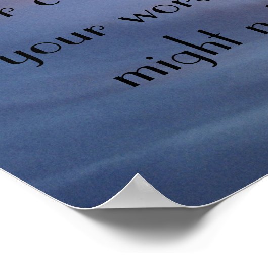 私は私の聖書の詩のポスターを持ってハートを求める ポスター (角)