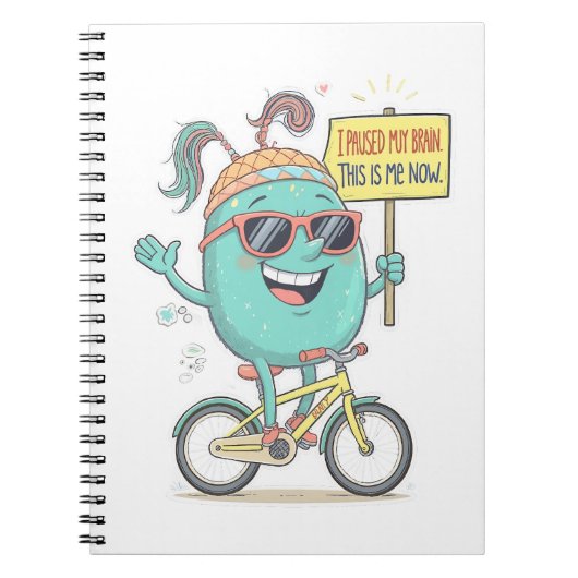 私は私の脳を一時停止した – これは今の私だ! ノートブック (正面)
