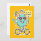 私は私の脳を一時停止した – これは今の私だ! ポストカード (正面/裏面)