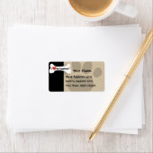 私は私の膝が大好き – 犬の骨 ラベル (インサイチュ)