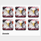 私は私の自由の音に聞くことができません! スクエアシール (シート)