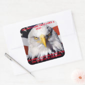 私は私の自由の音に聞くことができません! スクエアシール (封筒)