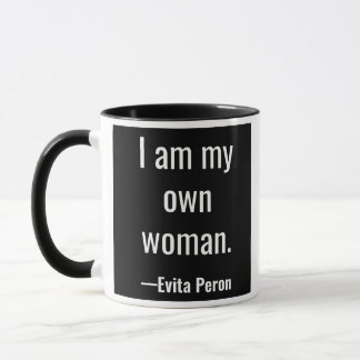 私は私の自身の女性です。 Evita Peron マグカップ
