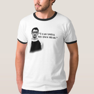 私は私の自身の頭部をかぐことができます Tシャツ