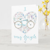 私は私の自転車が大好き.jpg カード (黄色い花)