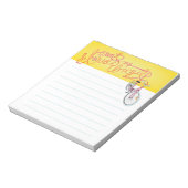 私は私の自転車に乗りたい – 並んだメモ帳 ノートパッド (回転)