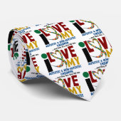 私は私の自閉症及びNonAutisticの子供2の自閉症を愛します ネクタイ (ロール)