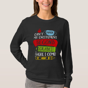 私は私の興奮をマスクできない2年生ここで私はCom Tシャツ