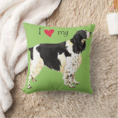 私は私の英国のスプリンガースパニエルを愛します クッション (ブランケット)