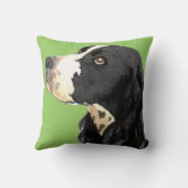 私は私の英国のスプリンガースパニエルを愛します クッション (裏面)